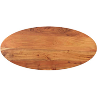 vidaXL Table Top 120x60x2.5 cm Oval Solid Wood Acacia