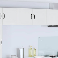 vidaXL Kitchen Cabinet Kalmar High Gloss White 80 x 31 x 40 cm
