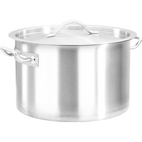 vidaXL Stock Pot 32 L 40x26 cm Stainless Steel