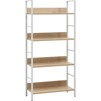 vidaXL 4-Layer Book Shelf Oak 60x27.6x124.5 cm Engineered Wood