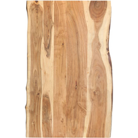 vidaXL Table Top Solid Acacia Wood 100x(50-60)x3.8 cm