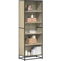 vidaXL Bookcase Sonoma Oak 60x35x170.5 cm Engineered Wood
