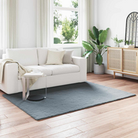 vidaXL Anti-Slip Faux Rabbit Fur Rug Olite Anthracite 120 x 170 cm