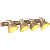 vidaXL Industrial Wall Lamp Brass 90x25 cm E27