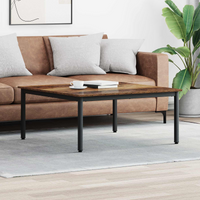 vidaXL Coffee Table Old Wood 100 x 100 x 45 cm Engineered Wood