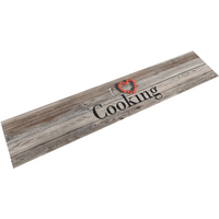 vidaXL Kitchen Rug Washable Cooking Grey 60x300 cm Velvet