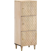 vidaXL Highboard 40x33x110 cm Solid Wood Mango