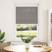 vidaXL Pleated Blind Anthracite 75x100 cm Fabric Width 74.4 cm Polyester