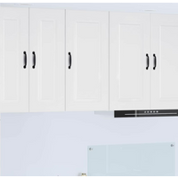 vidaXL Kitchen Cabinet Kalmar High Gloss White 40 x 31 x 80 cm