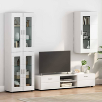 vidaXL Wooden Cabinet White 50 x 29 x 100 cm Engineered Wood