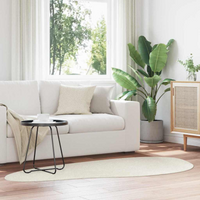vidaXL Area Rugs HUARTE Cream 100 x 200 cm Polyester