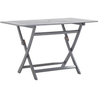 vidaXL Folding Garden Table 120x70x75 cm Solid Acacia Wood