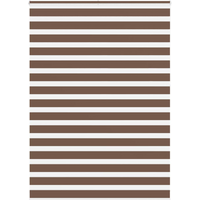 vidaXL Zebra Blind Brown 160x230 cm Fabric Width 155.9 cm Polyester