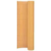 vidaXL Double-Sided Garden Fence 90x400 cm Yellow