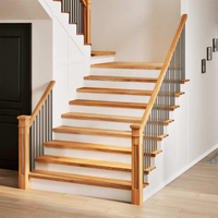 vidaXL Stair Treads 4 pcs Light Brown 110x25x2 cm Solid Wood Oak