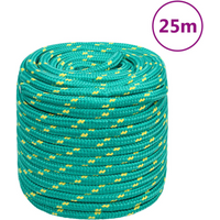 vidaXL Boat Rope Green 18 mm 25 m Polypropylene