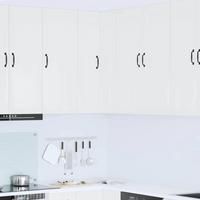 vidaXL Kitchen Cabinet Kalmar High Gloss White 57 x 57 x 100 cm