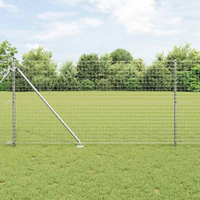 vidaXL Fence Post 26 pcs Grey 3.2 x 3.2 x 185 cm