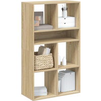 vidaXL Book Cabinet Sonoma Oak 66x31x112 cm Engineered Wood