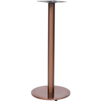 vidaXL Bistro Table Leg Gold Ø45x107 cm Stainless Steel