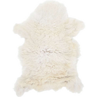 vidaXL Sheep Leather Cream (60-70)x(90-100) cm