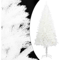 vidaXL Artificial Christmas Tree Lifelike Needles White 240 cm