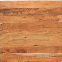 vidaXL Table Top 80x80x2.5 cm Square Solid Wood Acacia