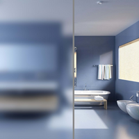 vidaXL Window Film Frosted Grey 0.9x10 m PVC