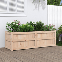 vidaXL Garden Planter 150x50x50 cm Solid Wood Pine