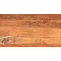 vidaXL Table Top 100x60x3.8 cm Rectangular Solid Wood Acacia