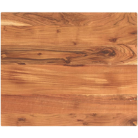 vidaXL Table Top 60x50x2.5 cm Rectangular Solid Wood Acacia