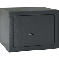 vidaXL Safe Box with Lock Dark grey 23 x 17 x 17 cm Steel