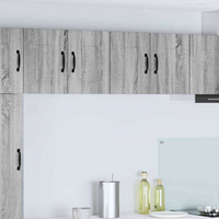 vidaXL Kitchen Cabinet Kalmar 2 pcs Grey Sonoma 60 x 31 x 40 cm