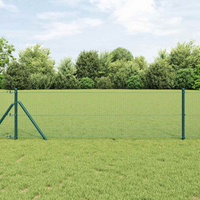 Fence Post 10 x (16 x mesh) Steel and PVC