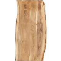 vidaXL Table Top Solid Acacia Wood 118x(50-60)x2.5 cm