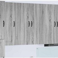 vidaXL Kitchen Cabinet Kalmar Grey Sonoma 80 x 31 x 100 cm
