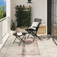 vidaXL Rug ARBIZU Indoor and Outdoor Vintage Design 80x150 cm