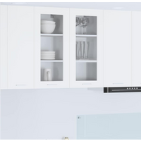 vidaXL Hanging Cabinet 2 pcs White 40 x 31 x 80 cm Engineered Wood