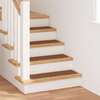 vidaXL Anti-slip Stair Mats Latex backing 15 pcs Yellow 75 x 20 cm PP