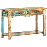 vidaXL Console Table 120x40x75 cm Solid Reclaimed Wood