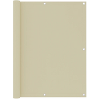vidaXL Balcony Screen Cream 120x600 cm Oxford Fabric