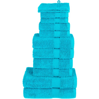 vidaXL 12 Piece Premium Towel Set SOLUND Turquoise 600 gsm