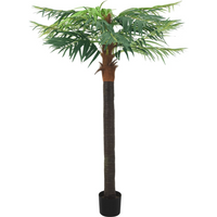vidaXL Artificial Phoenix Palm with Pot 215 cm Green