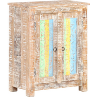 vidaXL Sideboard 61x35x76 cm Rough Acacia Wood