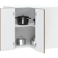 vidaXL Kitchen Wall Corner Cabinet Kalmar Brown Oak Engineered Wood