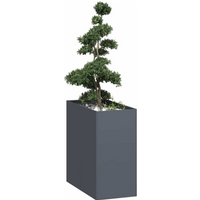 vidaXL Planter Anthracite 40x80x80 cm Steel