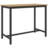 vidaXL Table Artisan Oak 100 x 50 x 76.5 cm Engineered Wood and Steel