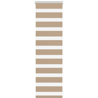 vidaXL Zebra Blind Sand Brown 50x100 cm Fabric Width 45.9 cm Polyester