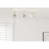 vidaXL Ceiling Spotlight Nickel 38 x 6.5 x 11.5 cm Metal