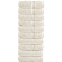 vidaXL Premium Guest Towels SOLUND 10 pcs Cream 30x50 cm 600 gsm